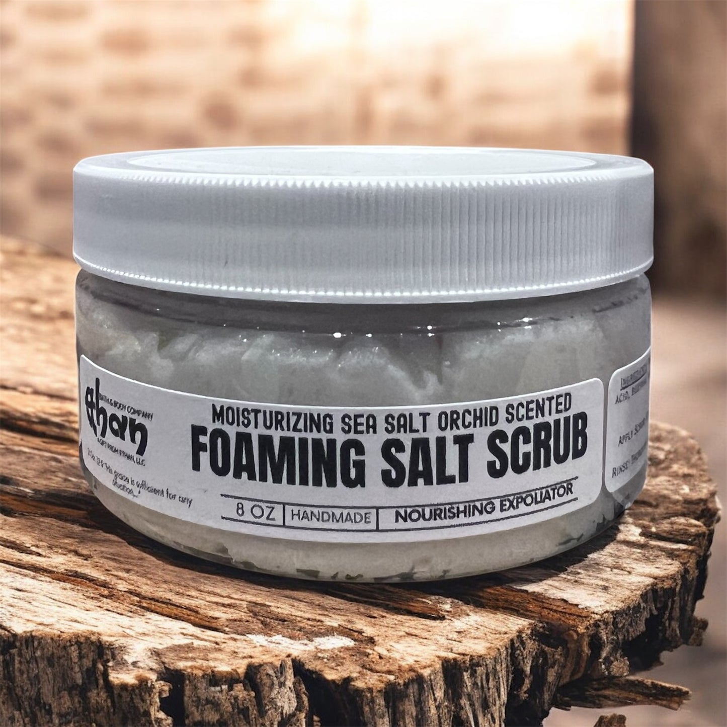 Sea Salt Orchid Foaming Salt Scrub