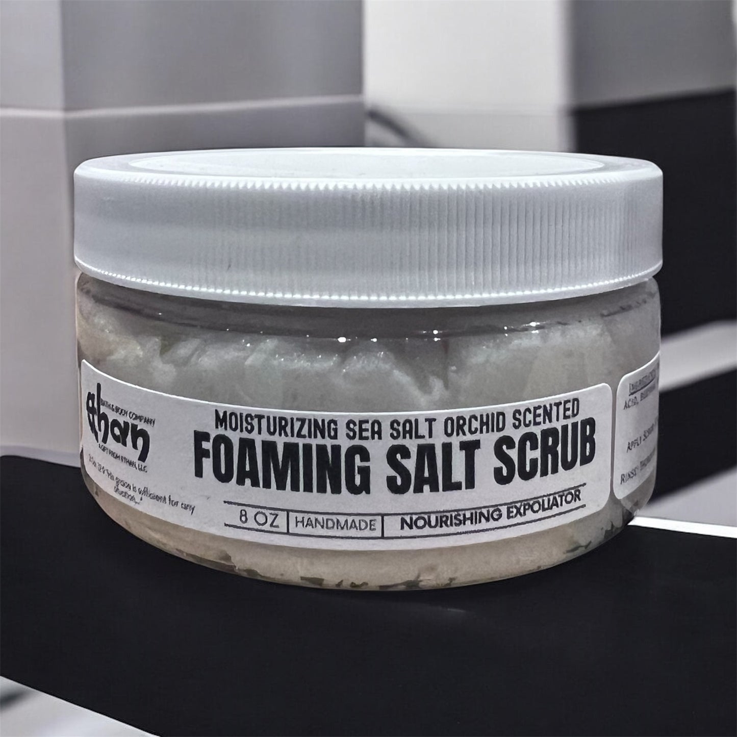 Sea Salt Orchid Foaming Salt Scrub