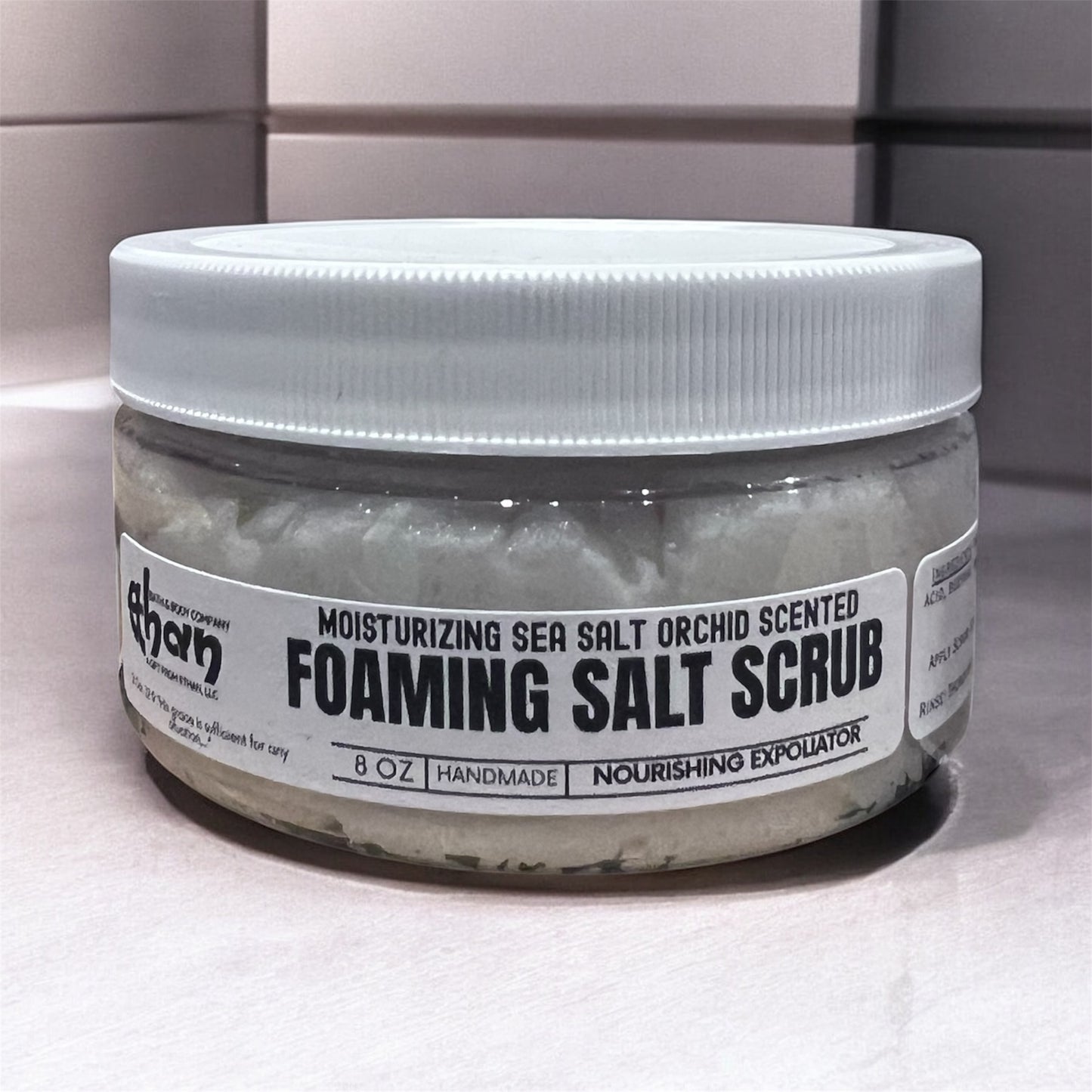 Sea Salt Orchid Foaming Salt Scrub