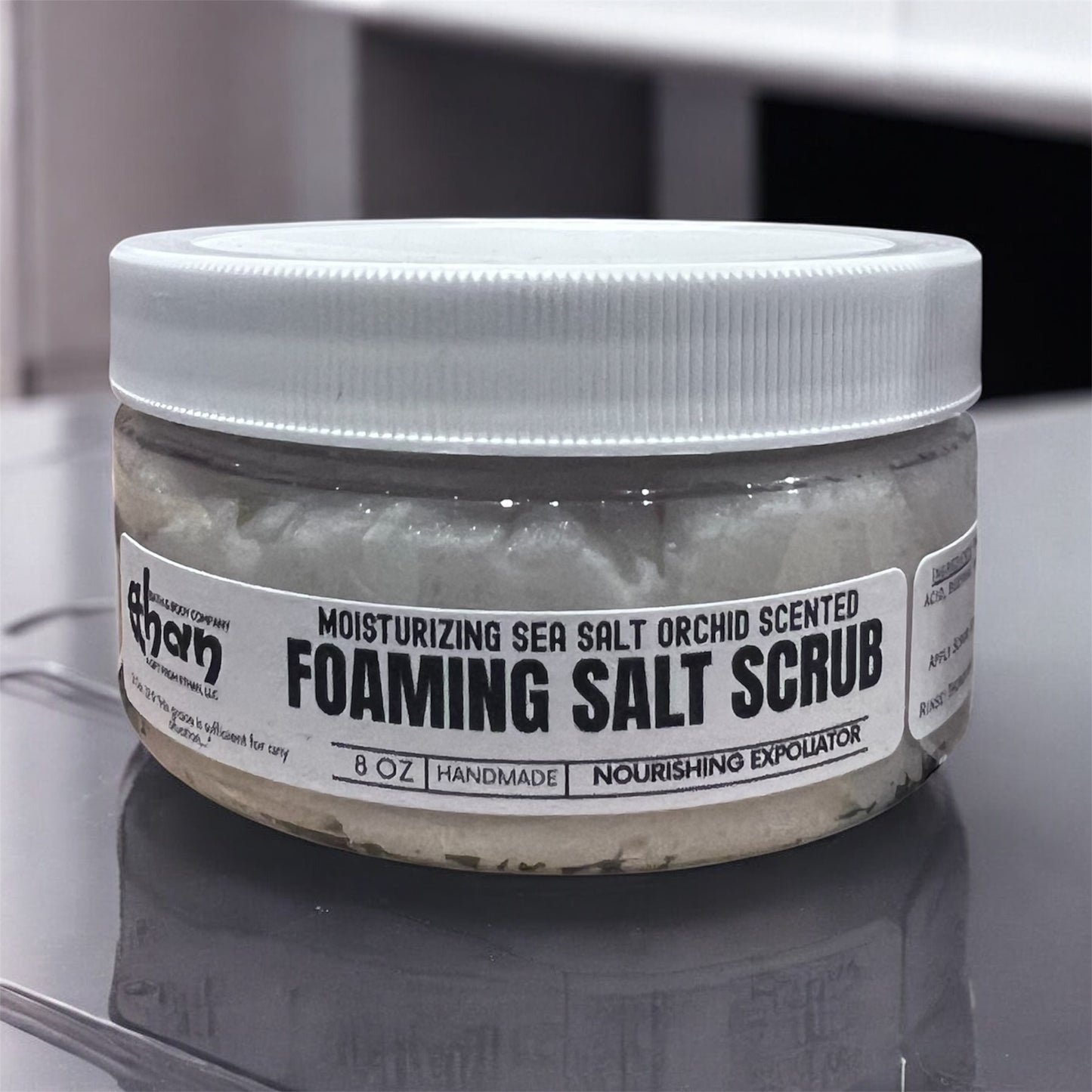 Sea Salt Orchid Foaming Salt Scrub