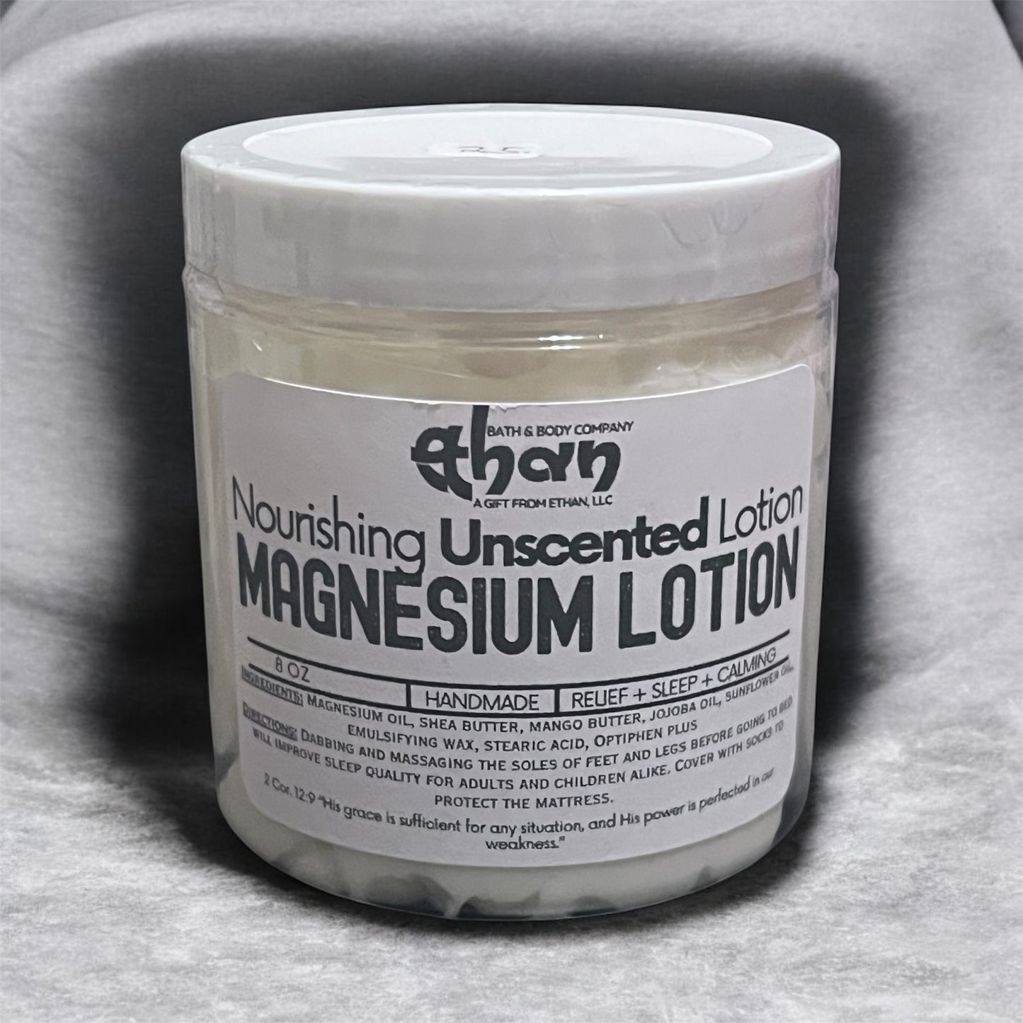 Magnesium Lotion, Unscented moisturizing magnesium