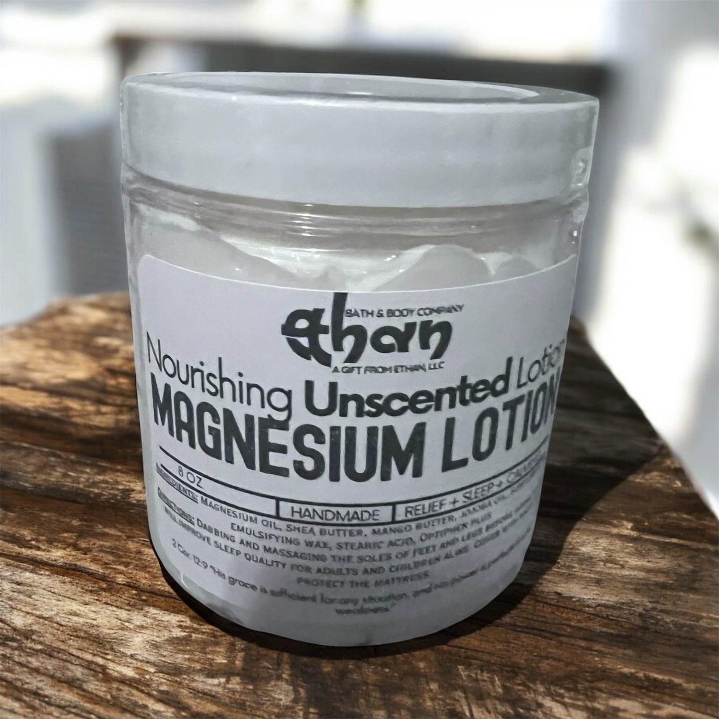 Magnesium Lotion, Unscented moisturizing magnesium