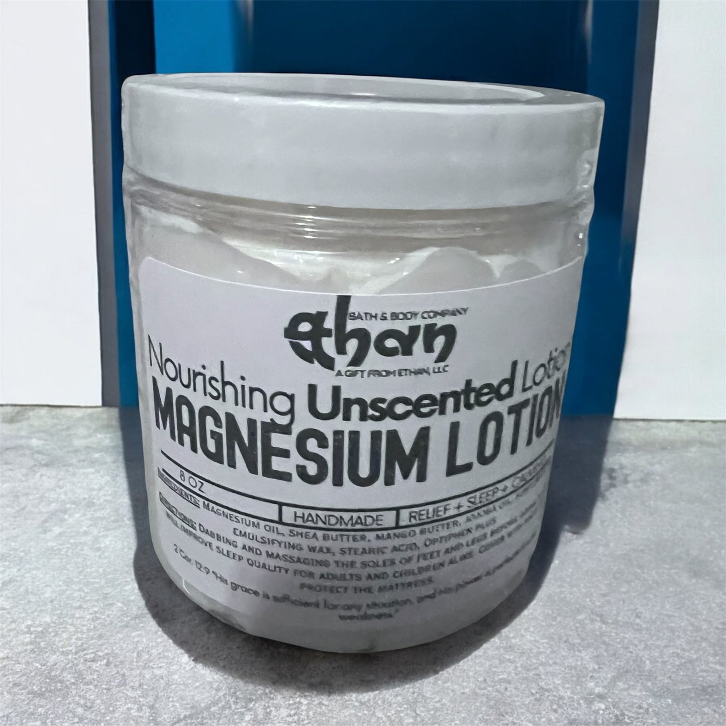 Magnesium Lotion, Unscented moisturizing magnesium