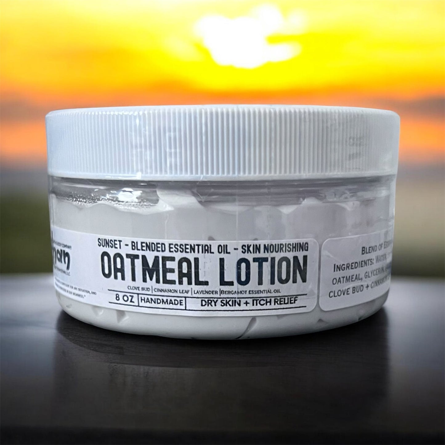 Sunset Citrus a Blend of Essential Oil Oatmeal Lotion